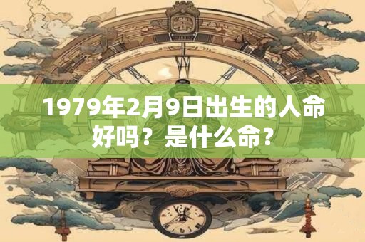 1979年2月9日出生的人命好吗?是什么命? 1979年2月9日出生的人命好吗?是什么命?