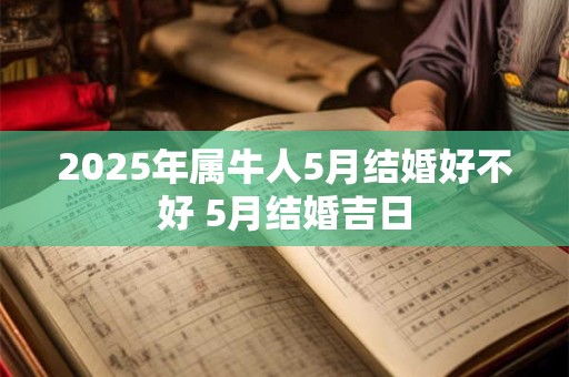 2025年属牛人5月结婚好不好 5月结婚吉日