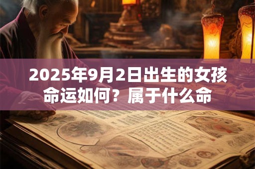 2025年9月2日出生的女孩命运如何？属于什么命