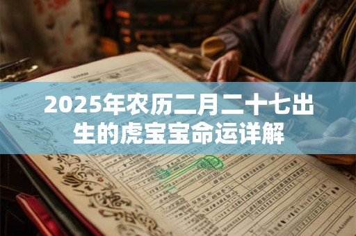 2025年农历二月二十七出生的虎宝宝命运详解