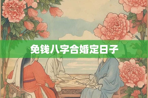 免钱八字合婚定日子