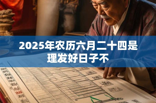 2025年农历六月二十四是理发好日子不