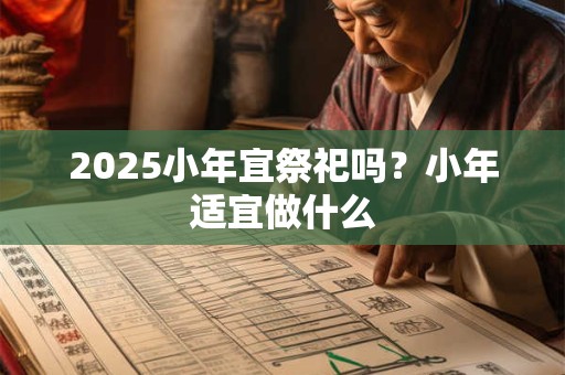 2026小年宜祭祀吗？小年适宜做什么