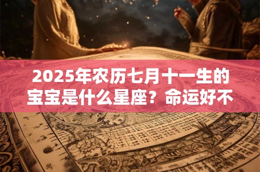 2025年农历七月十一生的宝宝是什么星座？命运好不好？