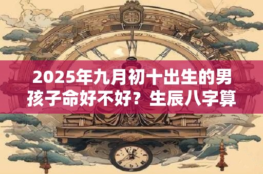 2025年九月初十出生的男孩子命好不好？生辰八字算命