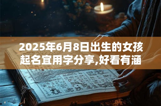 2025年6月8日出生的女孩起名宜用字分享,好看有涵养的名字推荐