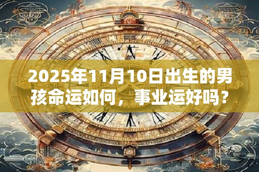 2025年11月10日出生的男孩命运如何，事业运好吗？