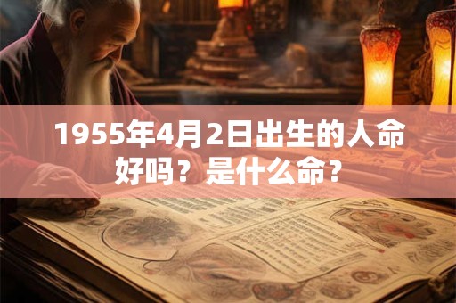 1955年4月2日出生的人命好吗？是什么命？