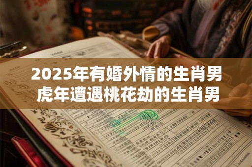 2025年有婚外情的生肖男 虎年遭遇桃花劫的生肖男