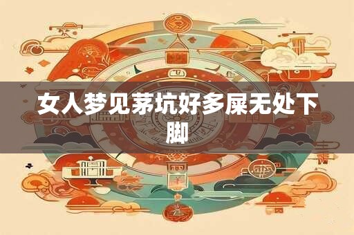 女人梦见茅坑好多屎无处下脚