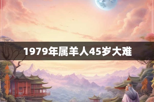 1979年属羊人45岁大难