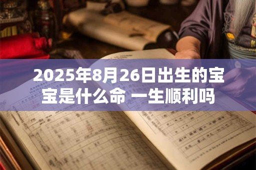 2025年8月26日出生的宝宝是什么命 一生顺利吗 2025年8月26日出生的宝宝是什么命 一生顺利吗