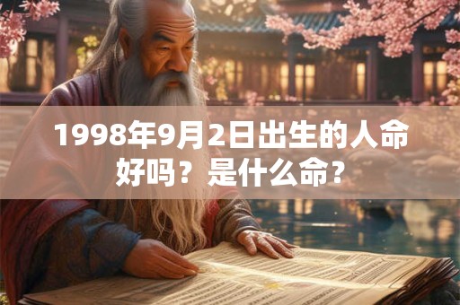 1998年9月2日出生的人命好吗？是什么命？