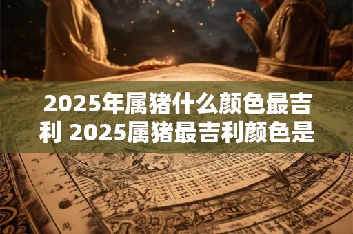 2025年属猪什么颜色最吉利 2025属猪最吉利颜色是