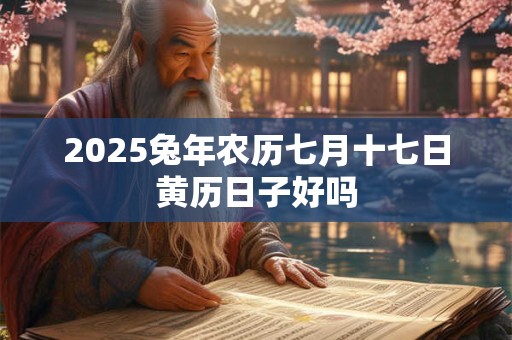 2025兔年农历七月十七日黄历日子好吗