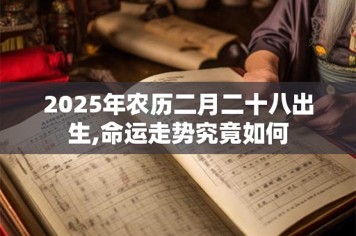 2025年农历二月二十八出生,命运走势究竟如何