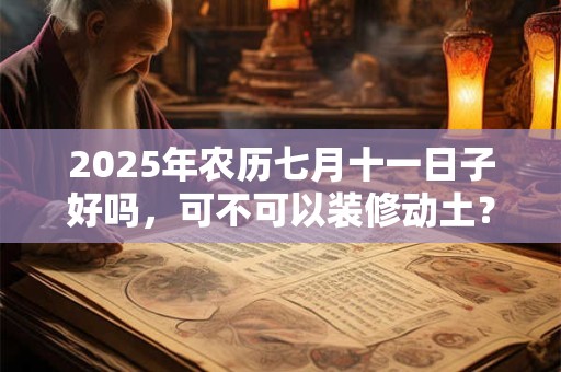 2025年农历七月十一日子好吗，可不可以装修动土？