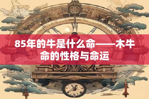 85年的牛是什么命——木牛命的性格与命运 85年的牛是什么命——木牛命的性格与命运