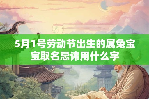 5月1号劳动节出生的属兔宝宝取名忌讳用什么字