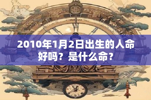2010年1月2日出生的人命好吗？是什么命？