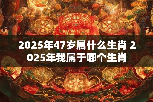 2025年47岁属什么生肖 2025年我属于哪个生肖 2025年47岁属什么生肖 2025年我属于哪个生肖