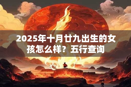 2025年十月廿九出生的女孩怎么样？五行查询
