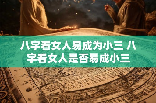 八字看女人易成为小三 八字看女人是否易成小三