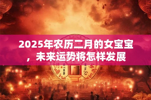 2025年农历二月的女宝宝，未来运势将怎样发展
