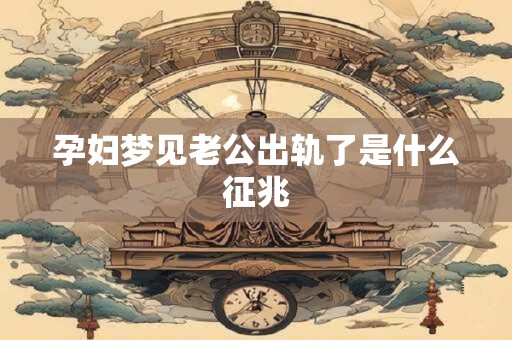 孕妇梦见老公出轨了是什么征兆