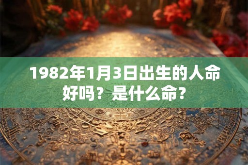 1982年1月3日出生的人命好吗？是什么命？