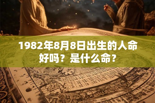 1982年8月8日出生的人命好吗？是什么命？