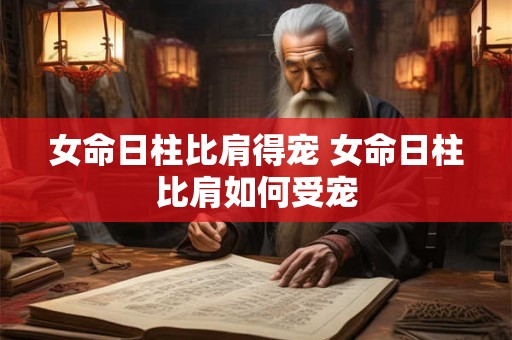 女命日柱比肩得宠 女命日柱比肩如何受宠