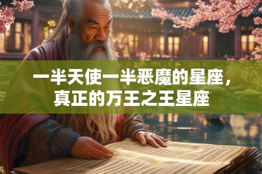 一半天使一半恶魔的星座，真正的万王之王星座