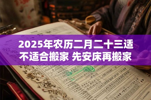 2025年农历二月二十三适不适合搬家 先安床再搬家行吗
