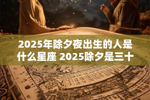 2025年除夕夜出生的人是什么星座 2025除夕是三十吗