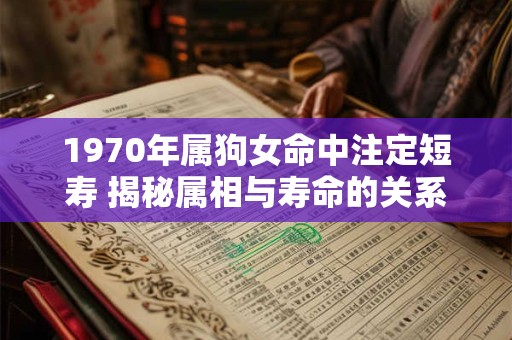 1970年属狗女命中注定短寿 揭秘属相与寿命的关系