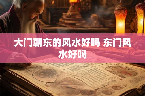 大门朝东的风水好吗 东门风水好吗