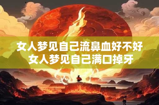 女人梦见自己流鼻血好不好 女人梦见自己满口掉牙