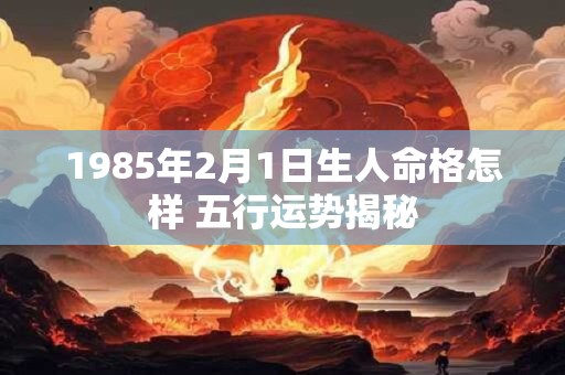 1985年2月1日生人命格怎样 五行运势揭秘