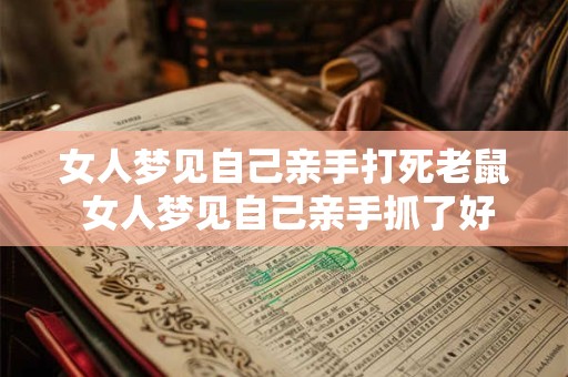 女人梦见自己亲手打死老鼠 女人梦见自己亲手抓了好多鱼