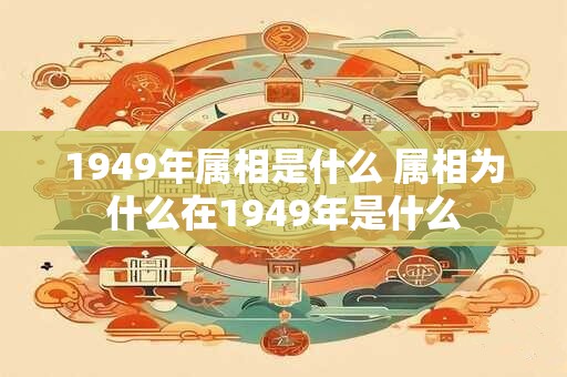 1949年属相是什么 属相为什么在1949年是什么