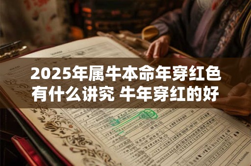 2025年属牛本命年穿红色有什么讲究 牛年穿红的好处有哪些