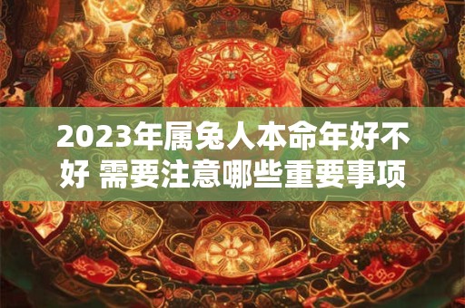 2026年属兔人本命年好不好 需要注意哪些重要事项