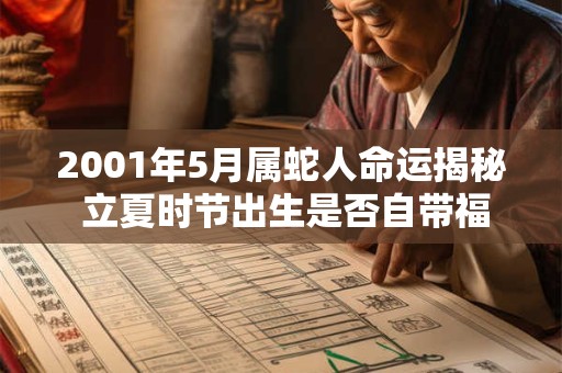 2001年5月属蛇人命运揭秘 立夏时节出生是否自带福运