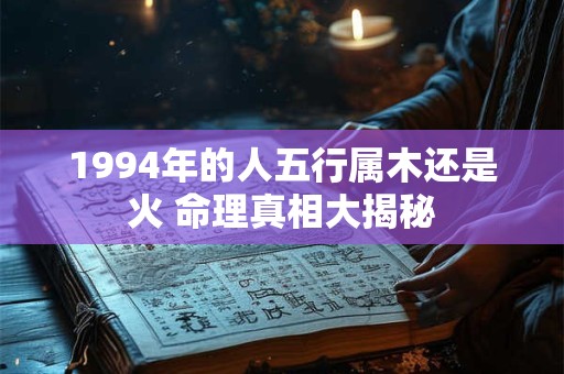 1994年的人五行属木还是火 命理真相大揭秘