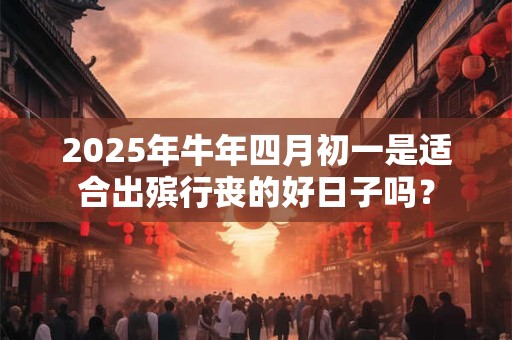 2025年牛年四月初一是适合出殡行丧的好日子吗？