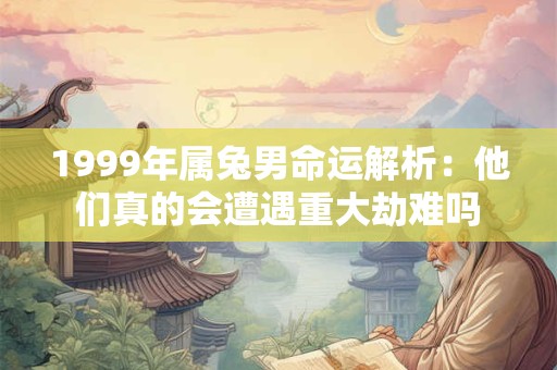 1999年属兔男命运解析：他们真的会遭遇重大劫难吗