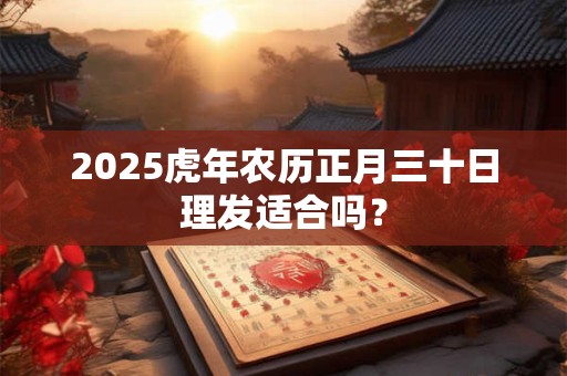 2025虎年农历正月三十日理发适合吗？
