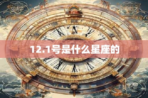 12.1号是什么星座的