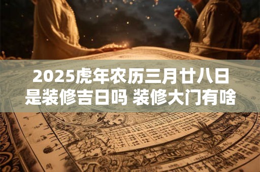 2025虎年农历三月廿八日是装修吉日吗 装修大门有啥讲究